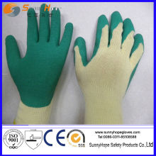 10 gauge cotton/polyester shell Latex Palm Coated Latex coated glove